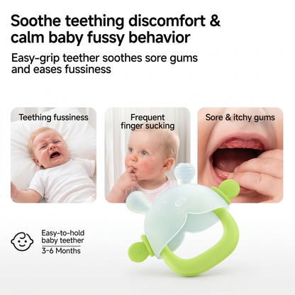 Bunny Baby Teether Mitten